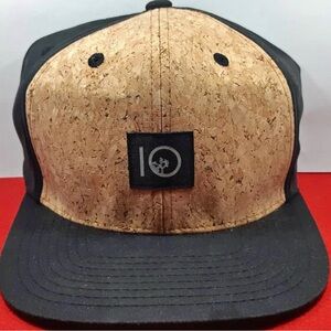 tentree Natural Cork and Black Hat
